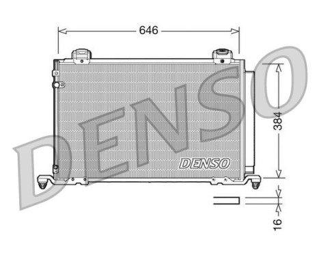 Condensador del aire acondicionado DCN50026 Denso