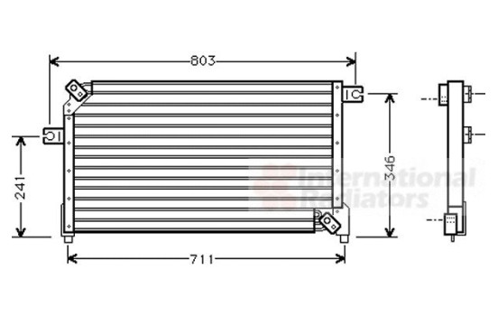 CONDENSADOR MÃ?XIMO 30i 87-92 13005158 International Radiators, Imagen 2