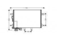 CONDENSADOR MBW211 E200&GT;500 02- MT/AT 30005307 International Radiators