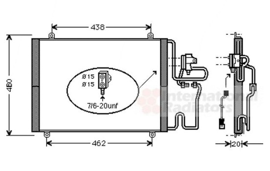 CONDENSADOR SAFRANE I 95-96 43005219 International Radiators, Imagen 2