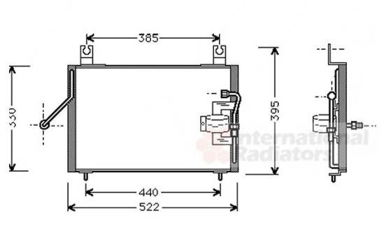 CONDENSADOR SEPHIA 1 96 a '01 83005004 International Radiators, Imagen 2