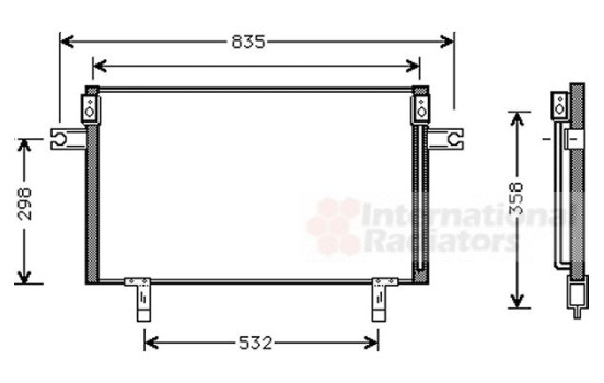 CONDENSADOR TERRANO2 24i 96-97 13005195 International Radiators, Imagen 2