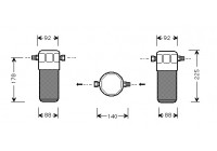 SECADOR DE AIRE ACONDICIONADO 1.6 / 2.4 / 2.6 / 2.8