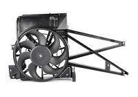 Ventilador, condensador, aire acondicionado.