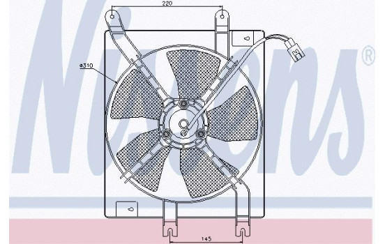 Ventilador, condensador de aire acondicionado