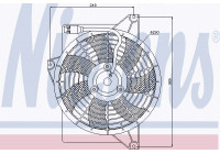 Ventilador, condensador de aire acondicionado