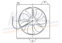 Ventilador, condensador de aire acondicionado