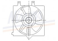 Ventilador, condensador de aire acondicionado