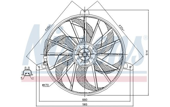 Ventilador, condensador de aire acondicionado, Imagen 2