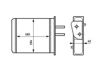Radiador de calefacción, calefacción interior