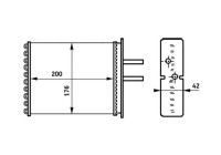 Radiador de calefacción, calefacción interior