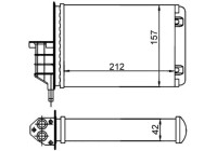 Radiador de calefacción, calefacción interior