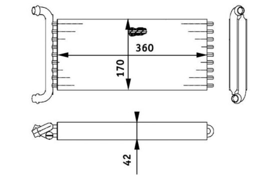 Radiador de calefacción, calefacción interior