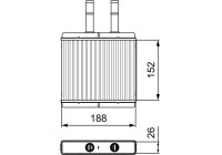 Radiador de calefacción, calefacción interior