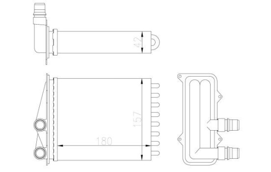 Radiador de calefacción, calefacción interior, Imagen 4