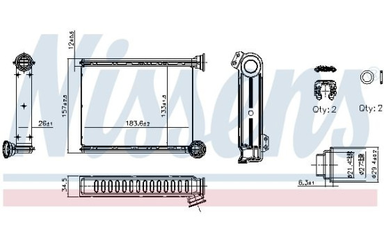 Radiador de calefacción, calefacción interior, Imagen 6