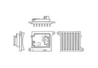 Regulador, ventilador interior