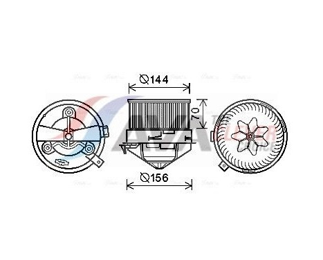 Motor eléctrico, Ventilación interior AL8137 Ava Quality Cooling