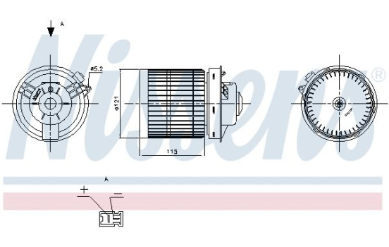 Ventilación interior 871052 Nissens, Imagen 6