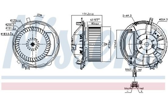 Ventilación interior 87527 Nissens