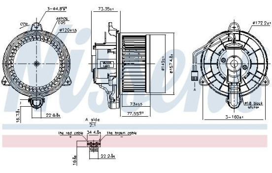 Ventilación interior 87580 Nissens, Imagen 6
