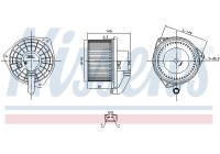 Ventilación interior 87583 Nissens