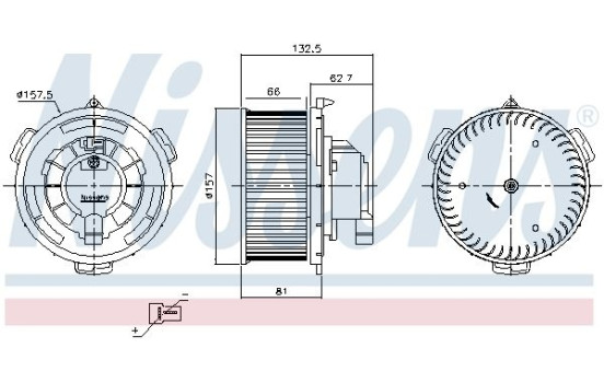Ventilación interior 87650 Nissens, Imagen 5