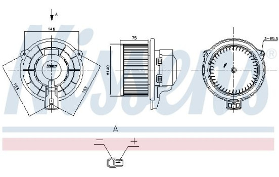 Ventilación interior 87937 Nissens, Imagen 6