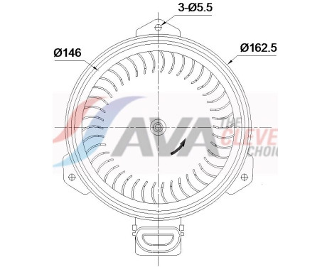 Ventilación interior TO8812 Ava Quality Cooling