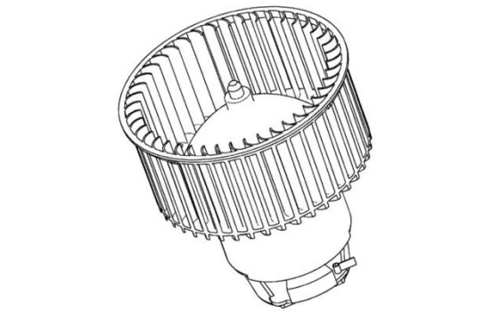 Ventilador de calefacción AB 118 000P Mahle, Imagen 3