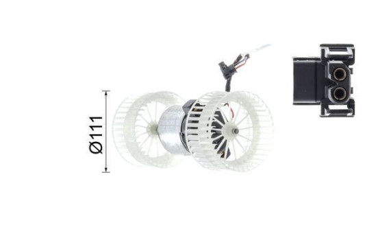 Ventilador de calefacción AB 152 000P Mahle, Imagen 13