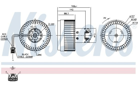 ventilador de estufa 87036 Nissens, Imagen 6
