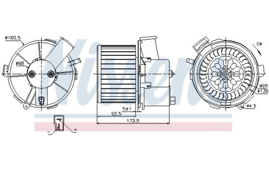 ventilador de estufa 87092 Nissens, Imagen 6