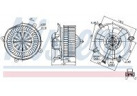 ventilador de estufa 87104 Nissens