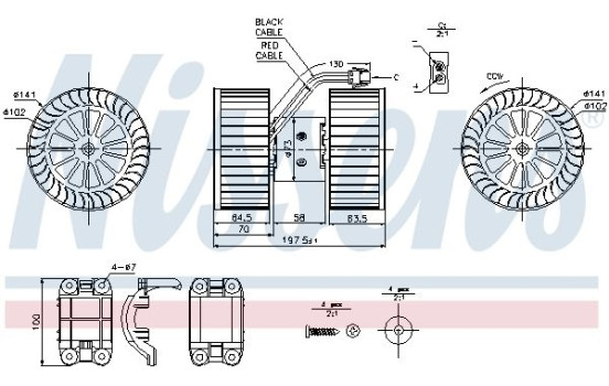 ventilador de estufa 87115 Nissens, Imagen 5