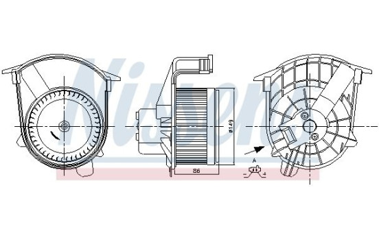 ventilador de estufa 87262 Nissens, Imagen 6