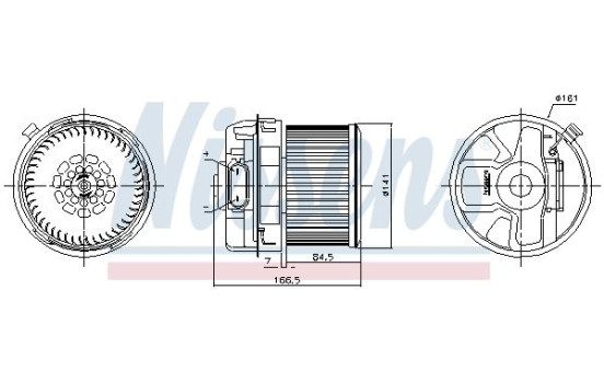 ventilador de estufa 87352 Nissens, Imagen 6