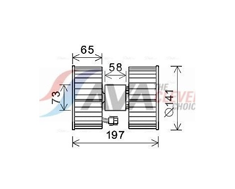 ventilador de estufa BW8483 Ava Quality Cooling