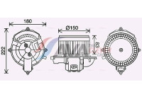 ventilador de estufa CN8310 Ava Quality Cooling