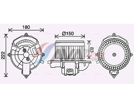 ventilador de estufa CN8310 Ava Quality Cooling