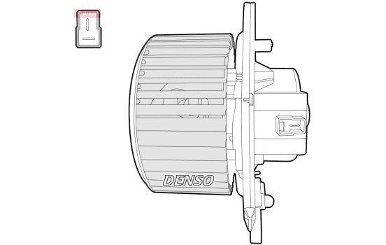 ventilador de estufa DEA12004 Denso, Imagen 2
