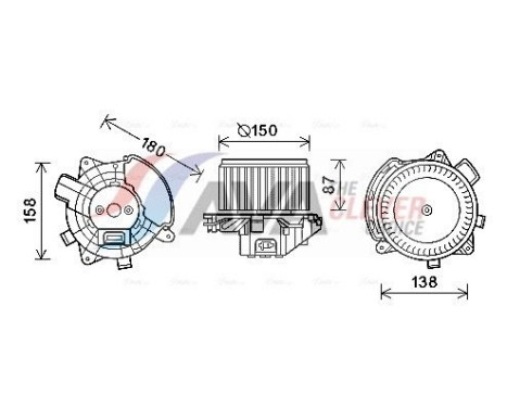 ventilador de estufa FT8409 Ava Quality Cooling