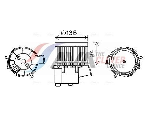 ventilador de estufa FT8434 Ava Quality Cooling