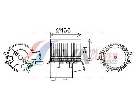 ventilador de estufa FT8435 Ava Quality Cooling