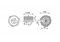 ventilador de estufa FT8436 Ava Quality Cooling
