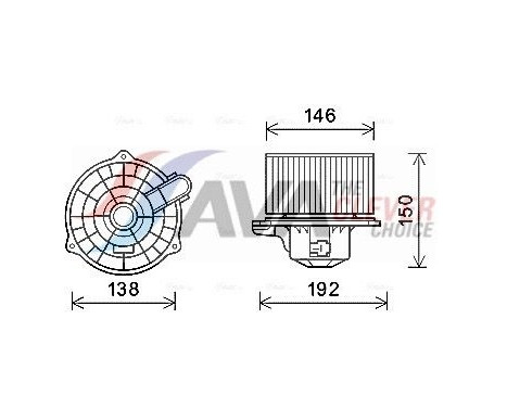 ventilador de estufa HY8554 Ava Quality Cooling