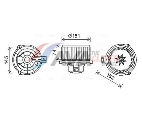 ventilador de estufa KA8258 Ava Quality Cooling
