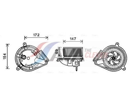 ventilador de estufa MS8616 Ava Quality Cooling