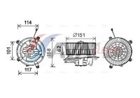 ventilador de estufa MS8624 Ava Quality Cooling