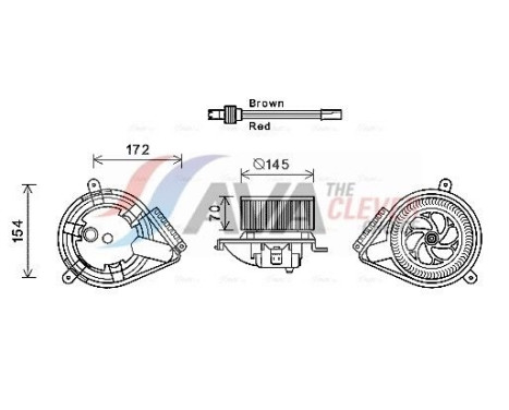 ventilador de estufa MS8627 Ava Quality Cooling